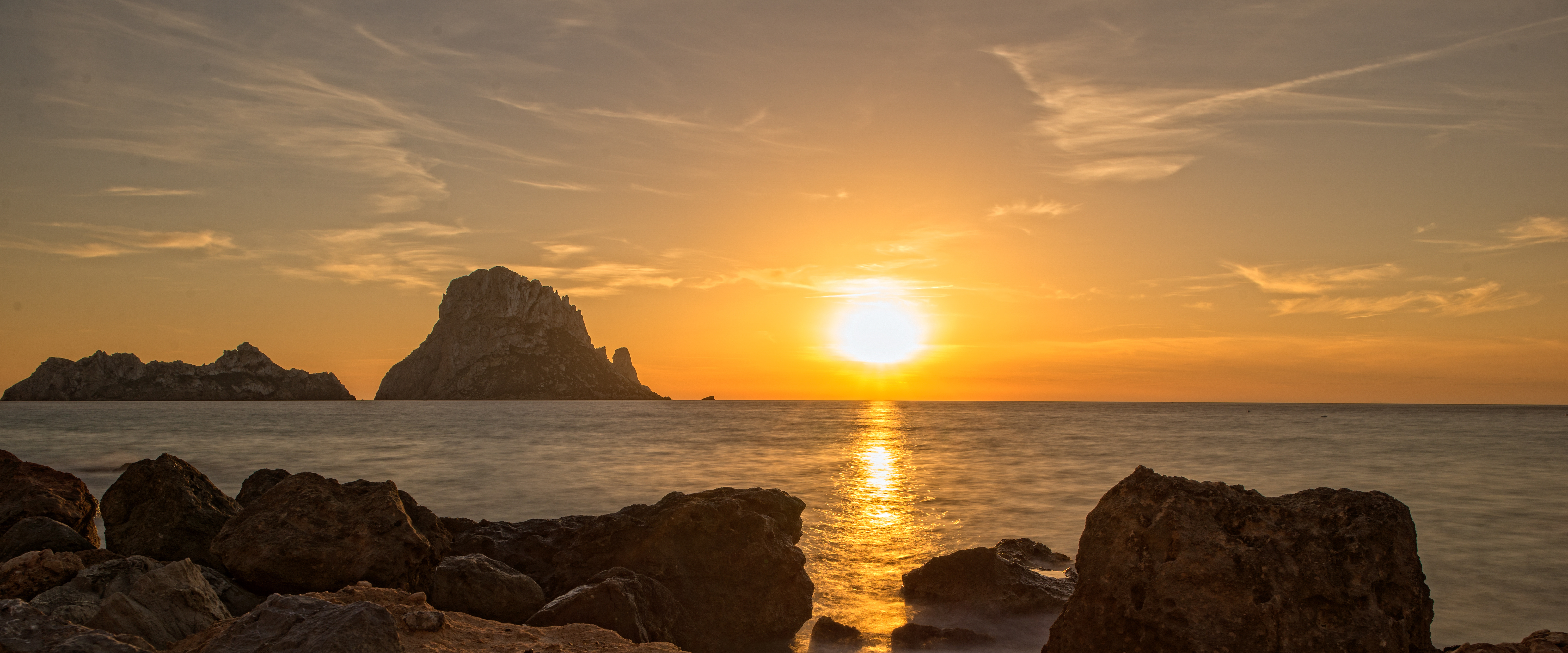 地中海の夕景